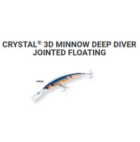 CRYSTAL® 3D MINNOW DEEP DIVER JOINTED FLOATING - F1155X - YO-ZURI 